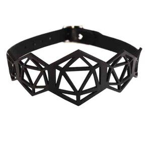 Blasted Skin Oblivion Leather Choker
